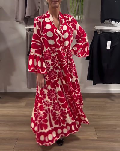 Marielle | Elegantes Maxikleid mit Print