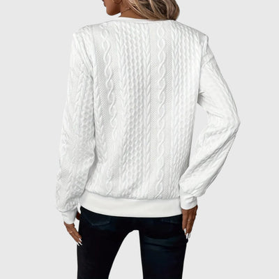 Josine - Eleganter Pullover mit Reißverschluss