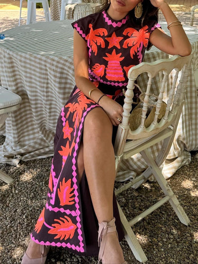 Katia - Geprinte Set Top en Rok