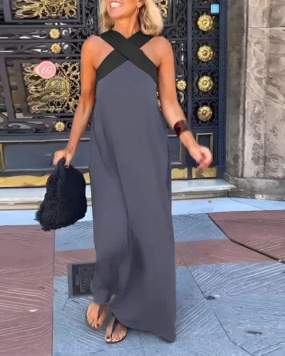 Delphine | Kurzes Kleid mit Kreuzform