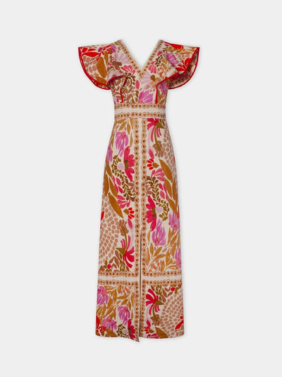 Olivia - Bunte Maxi-Kleid
