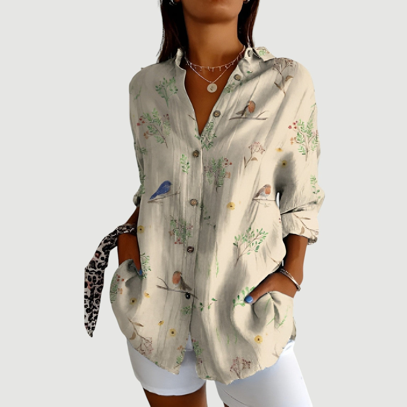 Lexi™ | Bluse mit Farbenfrohem Design