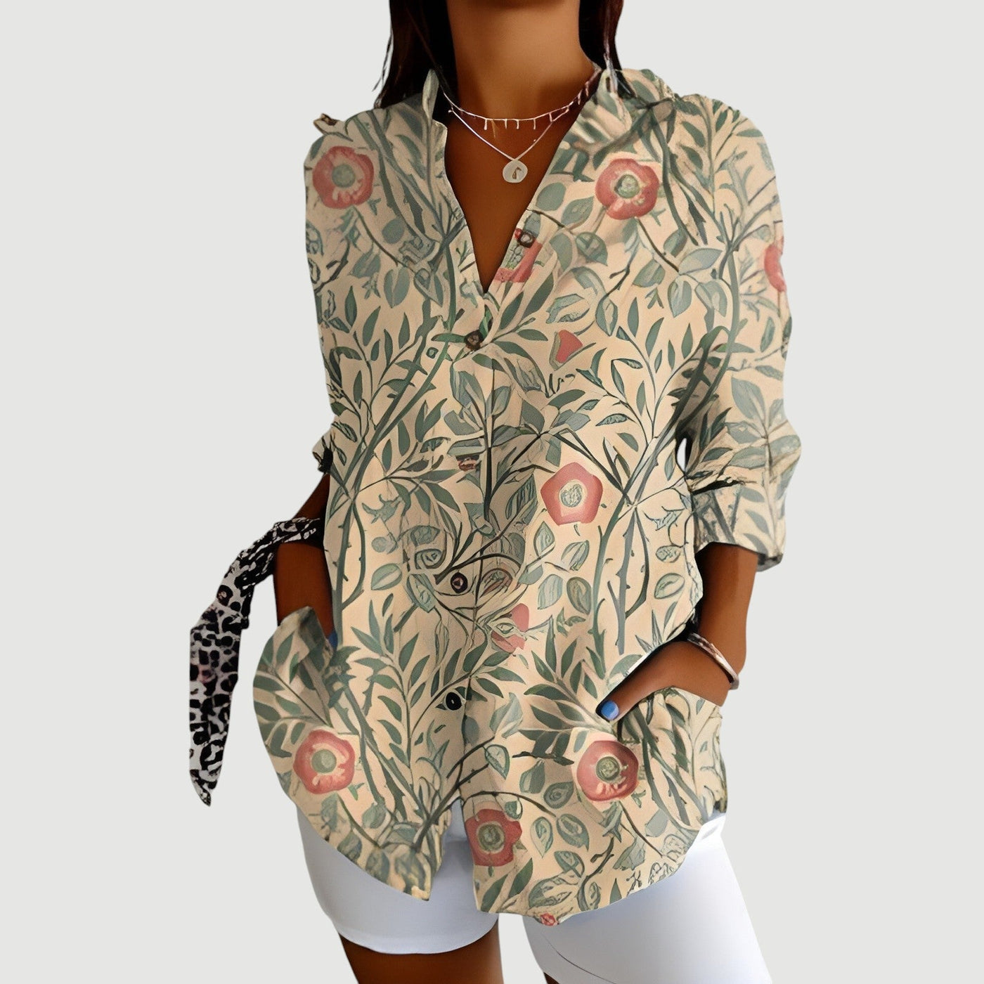 Nora™ | Bluse mit Farbenfrohem Design