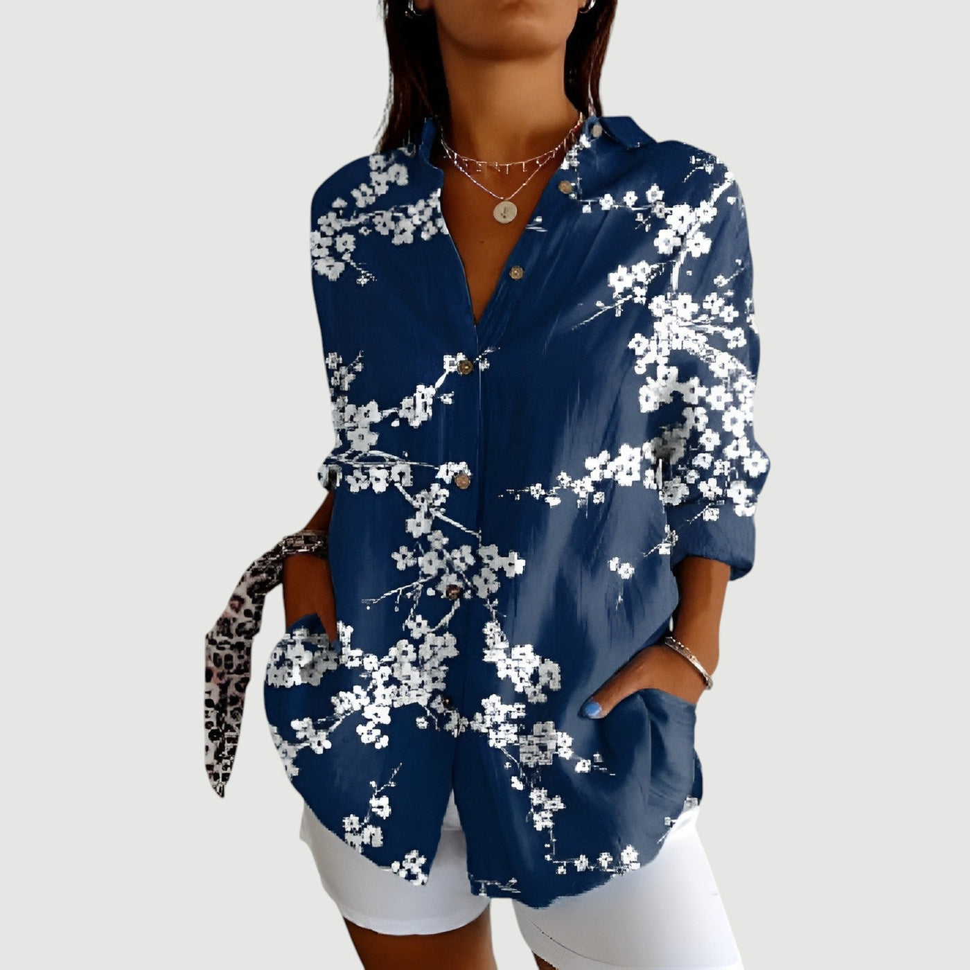 Aisha™ | Bluse mit Farbenfrohem Design