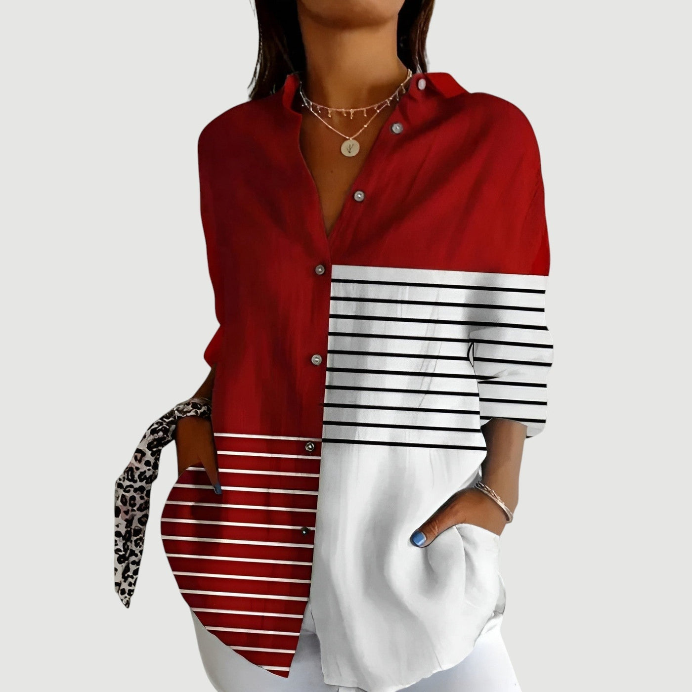 Feria™ | Bluse mit Farbenfrohem Design