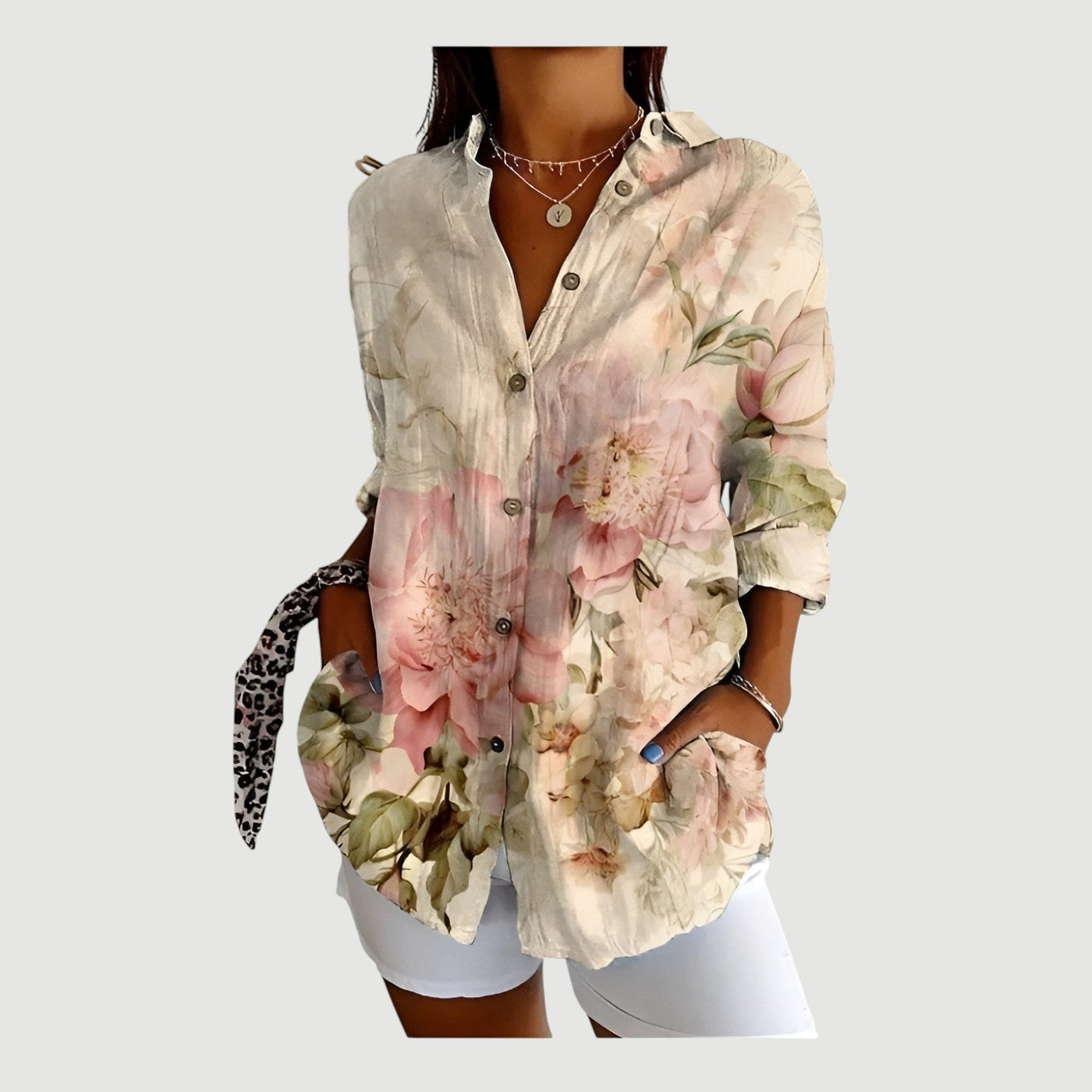 Selena™ | Bluse mit Buntem Design