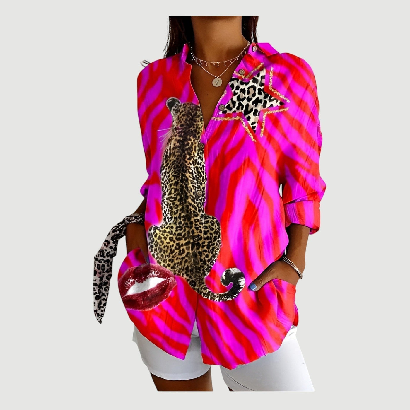 Ashley™ | Bluse mit Buntem Design