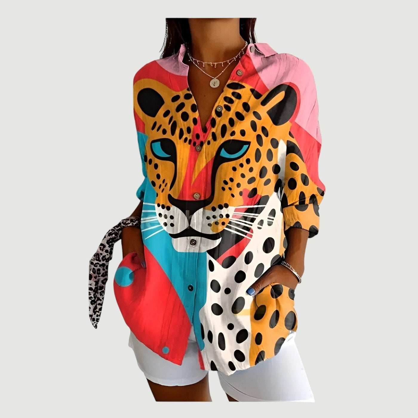 Dana™ | Bluse mit Buntem Design